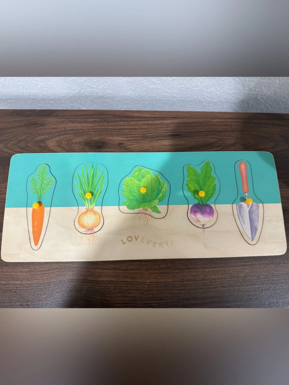 LOVEVERY Community Garden Vegetable Puzzle